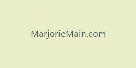 MarjorieMain.com