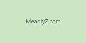 MeanlyZ.com