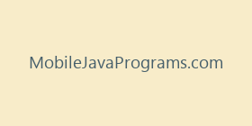 MobileJavaPrograms.com
