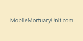 MobileMortuaryUnit.com