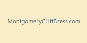 MontgomeryCLiftDress.com