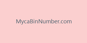 MycaBinNumber.com