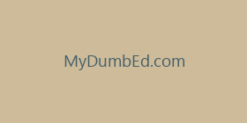 MyDumbEd.com
