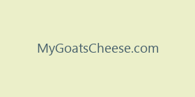 MyGoatsCheese.com
