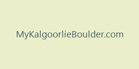 MyKalgoorlieBoulder.com