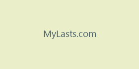 MyLasts.com