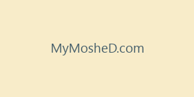 MyMosheD.com