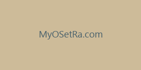 MyOSetRa.com