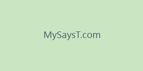 MySaysT.com