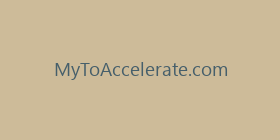 MyToAccelerate.com