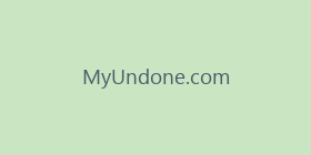 MyUndone.com
