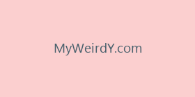 MyWeirdY.com