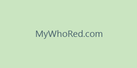 MyWhoRed.com