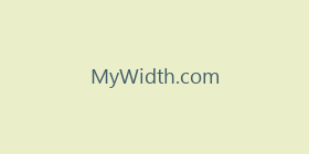 MyWidth.com