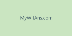 MyWitAns.com