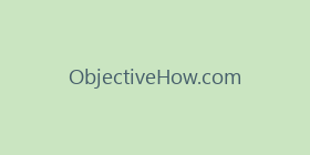 ObjectiveHow.com