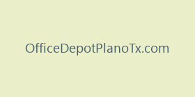 OfficeDepotPlanoTx.com