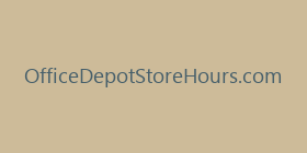 OfficeDepotStoreHours.com