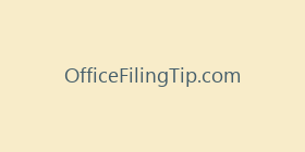 OfficeFilingTip.com