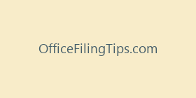 OfficeFilingTips.com
