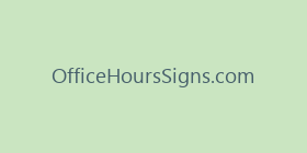 OfficeHoursSigns.com