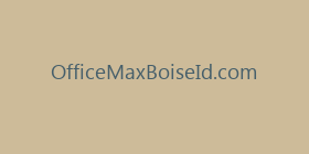 OfficeMaxBoiseId.com