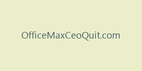 OfficeMaxCeoQuit.com