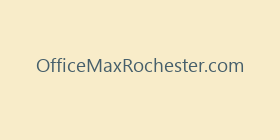 OfficeMaxRochester.com