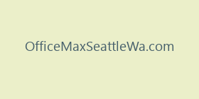 OfficeMaxSeattleWa.com