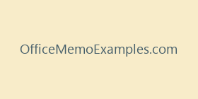 OfficeMemoExamples.com