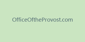 OfficeOftheProvost.com