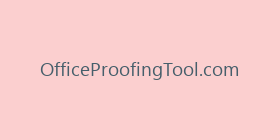 OfficeProofingTool.com