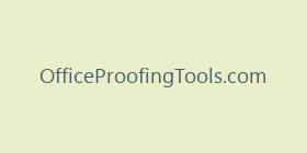 OfficeProofingTools.com