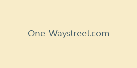 One-Waystreet.com