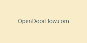 OpenDoorHow.com