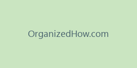 OrganizedHow.com