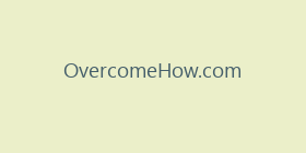 OvercomeHow.com