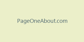 PageOneAbout.com