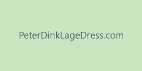 PeterDinkLageDress.com