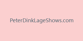 PeterDinkLageShows.com