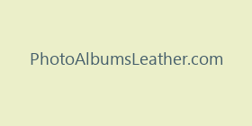 PhotoAlbumsLeather.com