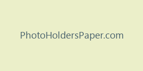 PhotoHoldersPaper.com