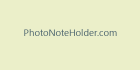 PhotoNoteHolder.com