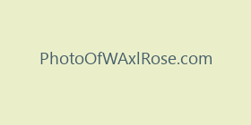 PhotoOfWAxlRose.com