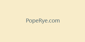 PopeRye.com