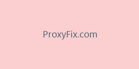 ProxyFix.com