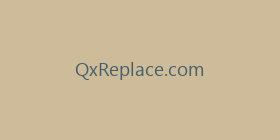 QxReplace.com