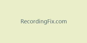 RecordingFix.com