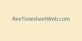 ReeTimesheetWeb.com