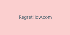 RegretHow.com